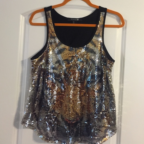 Tiger-face tank-top