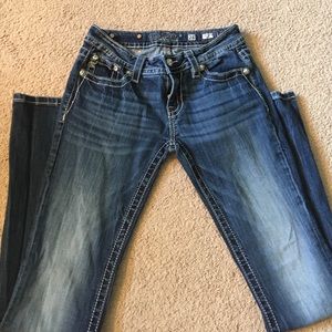 MISS ME Signature Boot Cut Jeans