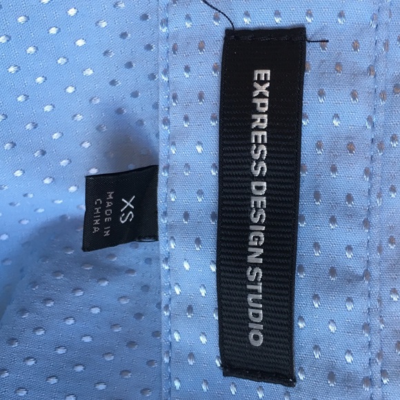 NWOT Express Button Down Dress Shirt - Picture 3 of 4