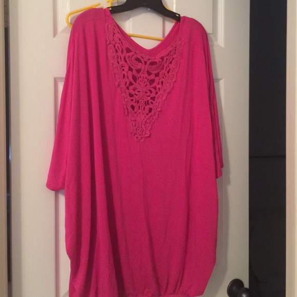 Lane Bryant Lace Back Top 22/24 - Picture 1 of 4