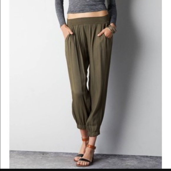 american eagle harem pants