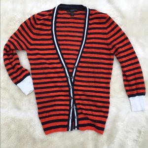 J. Crew Striped Cardigan
