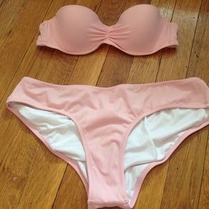 Victorias secret bikini set, blush pink