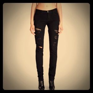 7 For All Mankind Roxanne Skinny Distressed Jeans