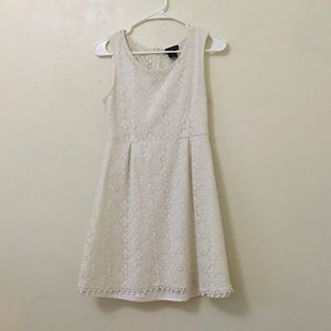 White lace dress