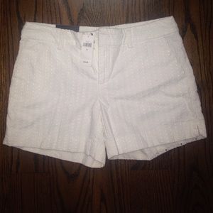 Banana Republic White Lace Shorts