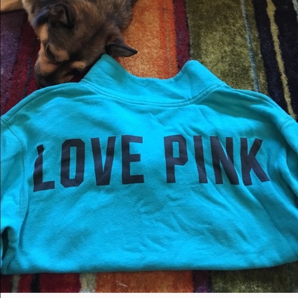 Vs turquoise half zip