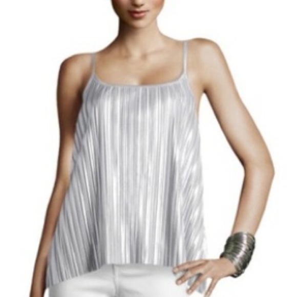 silver spaghetti strap top