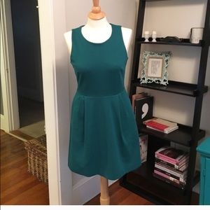 Teal madewell sleeveless dress