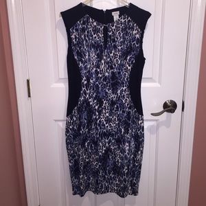 Cache Form-fitting Cap Sleeve Dress