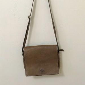 Brown leather bag