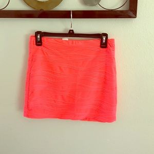 Neon pink/orange skirt