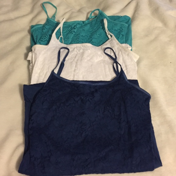 Lace tank tops