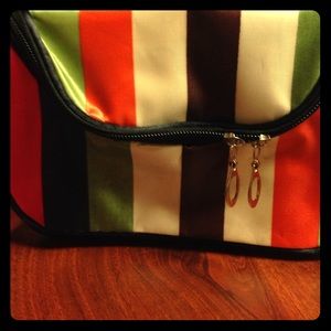 Side Zipper Cosmetic Bag