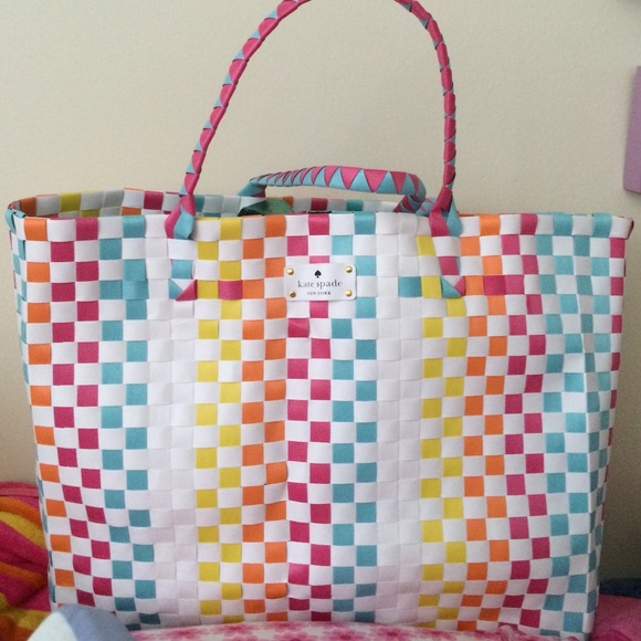 New Kate Spade multi color tote