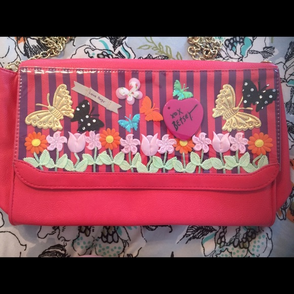 Betsy Johnson Garden Crossbody Bag
