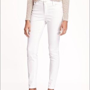 Old Navy White Rock Star Jeans