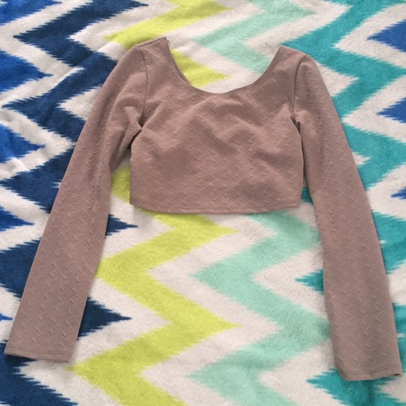 Tan Crop Top