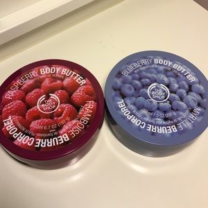 The Body Shop Body Butters, Raspberry & Blueberry