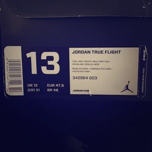 Jordan true flights