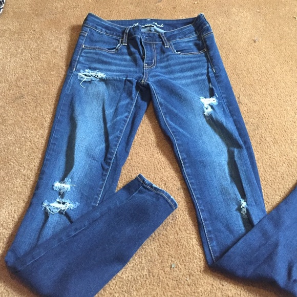 AE three quarter jegging jeans
