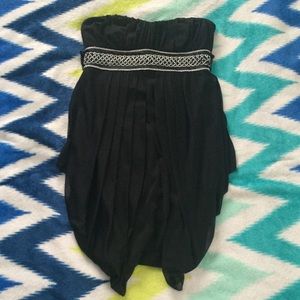 Black Strapless Dress