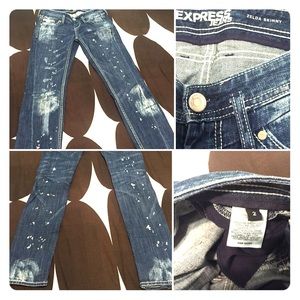*REDUCED* Express distressed jeans