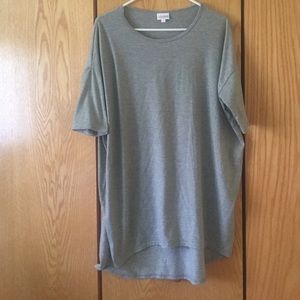 Lularoe light heather grey Irma small