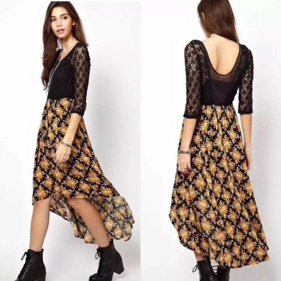 FREE PEOPLE HIGH LOW DRESS