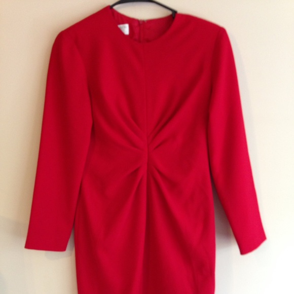 Vintage 1980s red dress