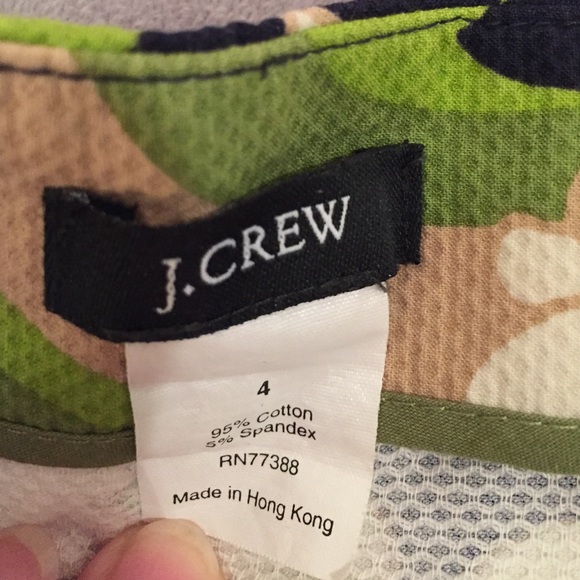 🎀 J Crew mod sixties pattern A line skirt - Picture 2 of 3