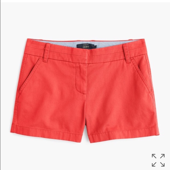 JCREW chino short size 0