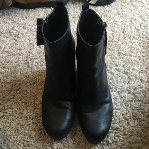 Nine West Wedge Booties