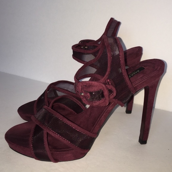 Zara Mesh Heels