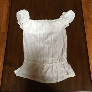 Off the shoulder peasant top