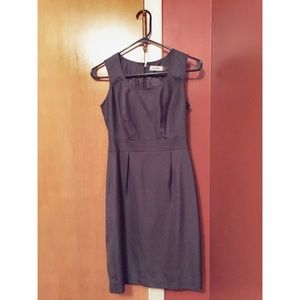 Calvin Klein dark grey office dress