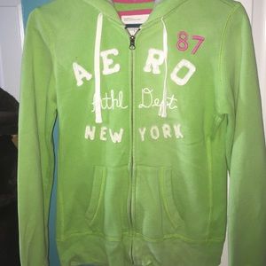 Green Aéropostale sweat jacket