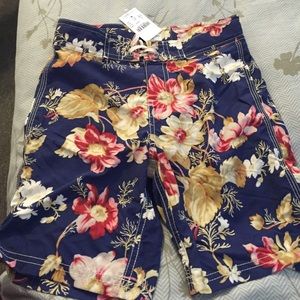 Crewcuts size 7 girls swimming shorts NWT