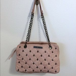 GG Rose quilted skull stud chain handbag