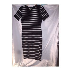 Black/white Body con dress