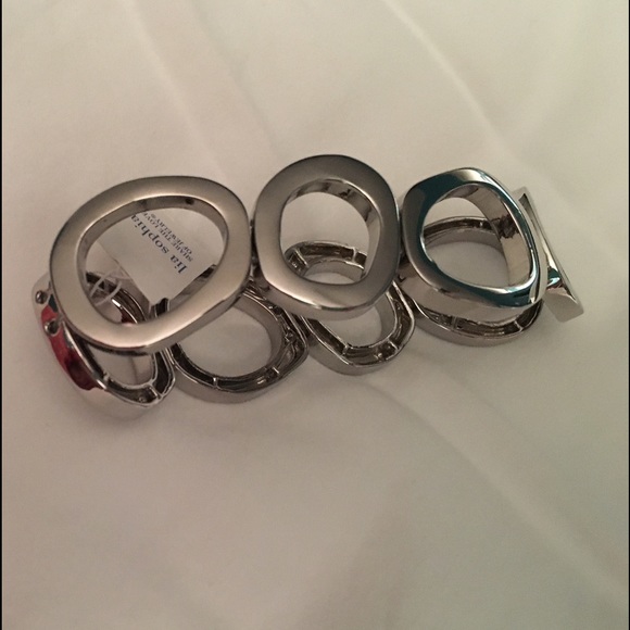 Lia Sophia Moondance Silver Stretch Bracelet - Picture 2 of 3