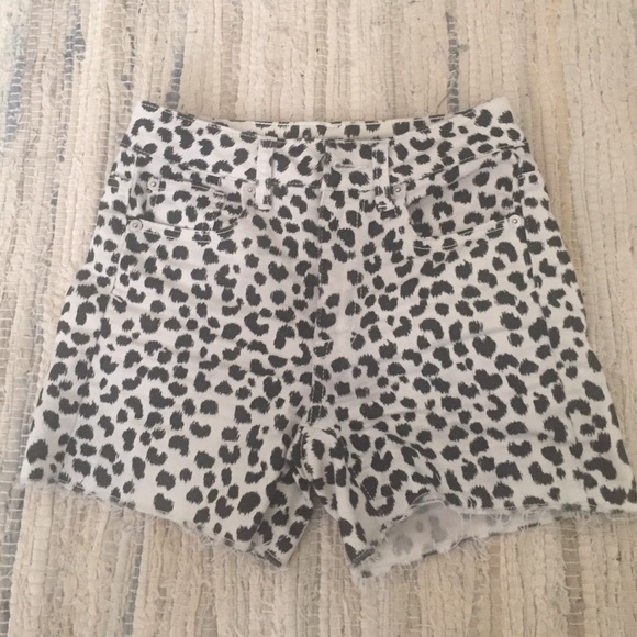 American eagle high waist denim shorts