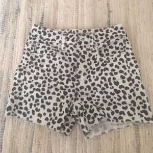 American eagle high waist denim shorts