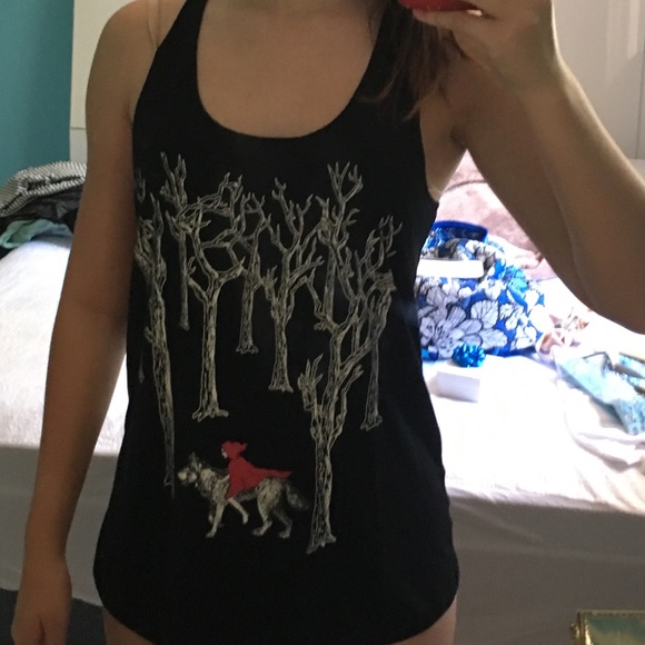 Red riding hood tank top