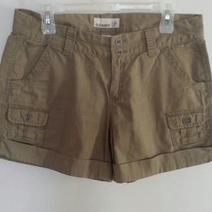 Khaki Cargo Shorts