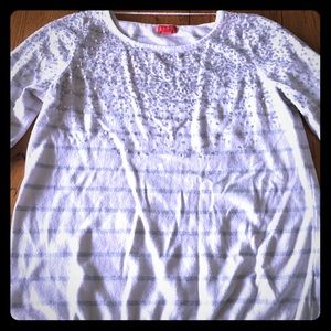 White sweater with sequins