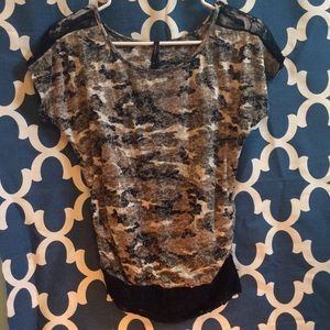 Women's camouflage top