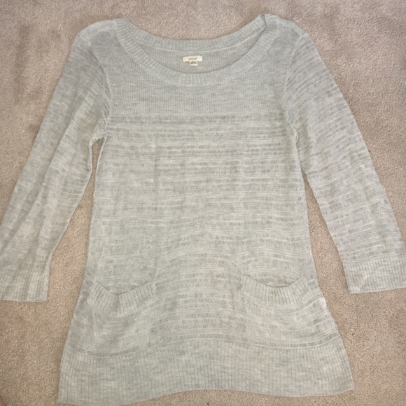 Light Gray Knit Sweater