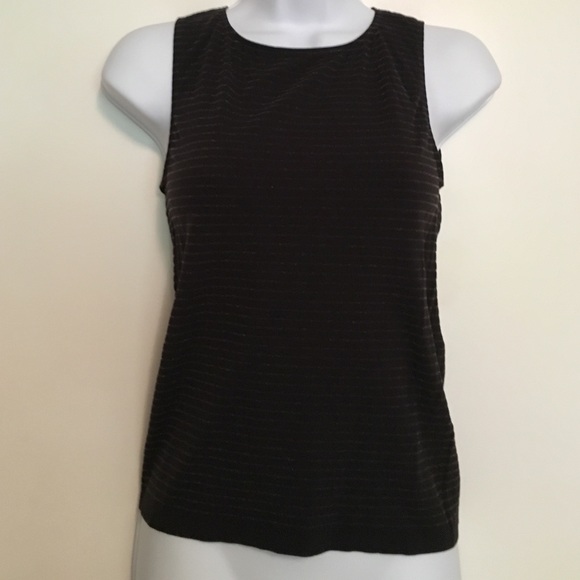Black with silver pin stripes