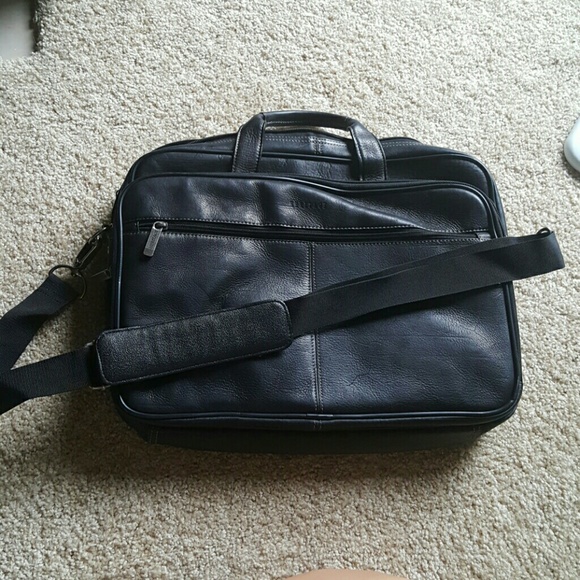 Leather Kenneth cole laptop tote